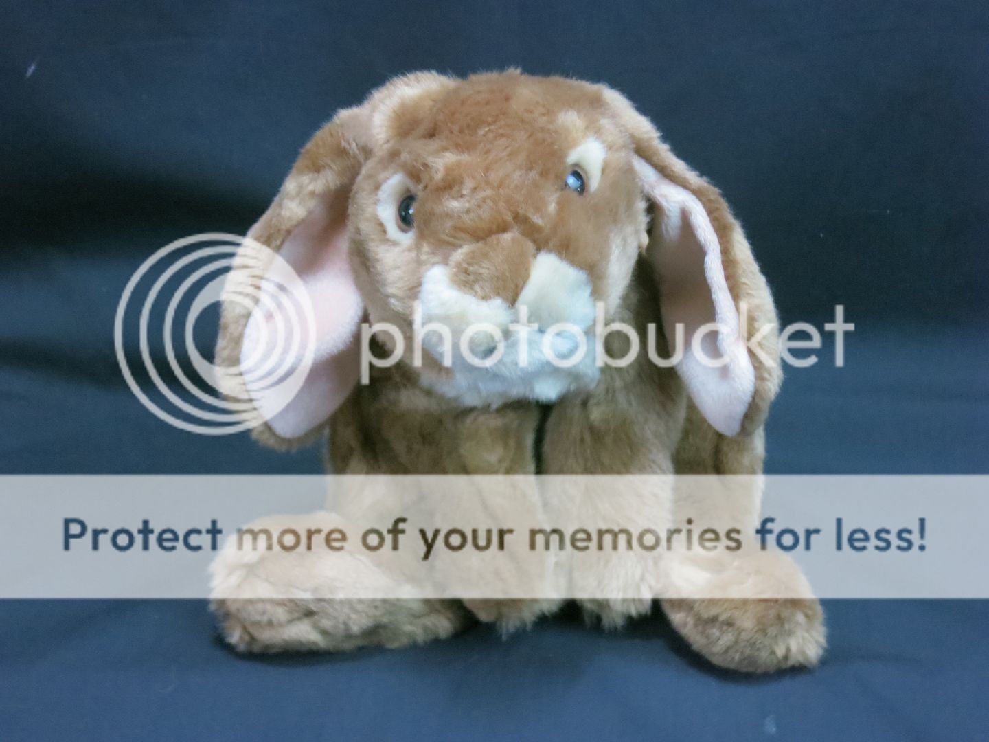 gitzy brown floppy eared easter bunny rabbit plush